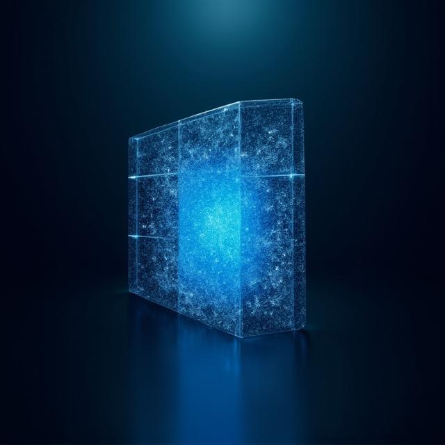 Abstract representation of data simplification process